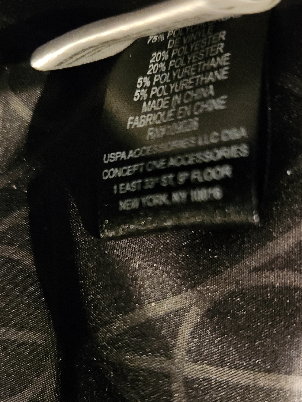 NEW Warner Bros. Black 'The Deathly Hallows' Mini Tote. Tags Attached - Picture 9 of 9